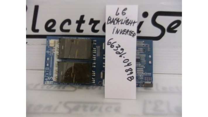 LG 6632L-0487B backlight inverter board .